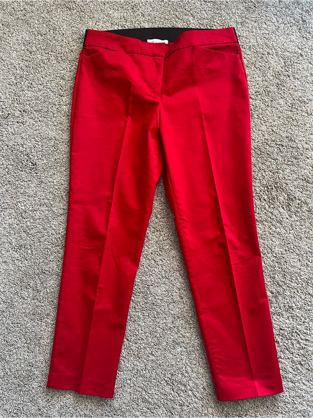 Red Women’s Sz 6  Dress Pants - Classic Tailored Fit - Cotton/Poly/Spandex blend